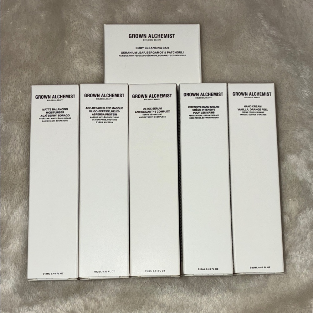 6pc Bundle Grown Alchemist Skincare/Bodycare Set